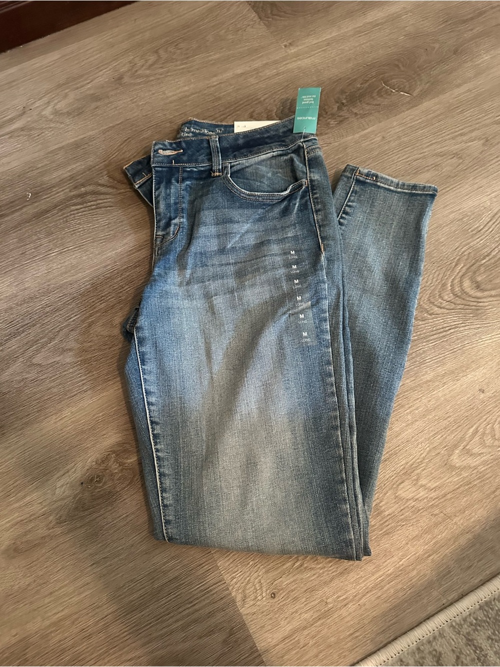 Women's Skinny Stretch JeggingJeans in Faded Blue
